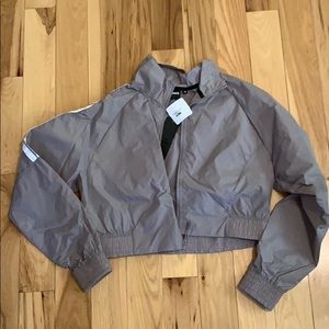 *NWT* cropped rain jacket